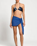 FALDA SASKIA EMBROIDED BLUE