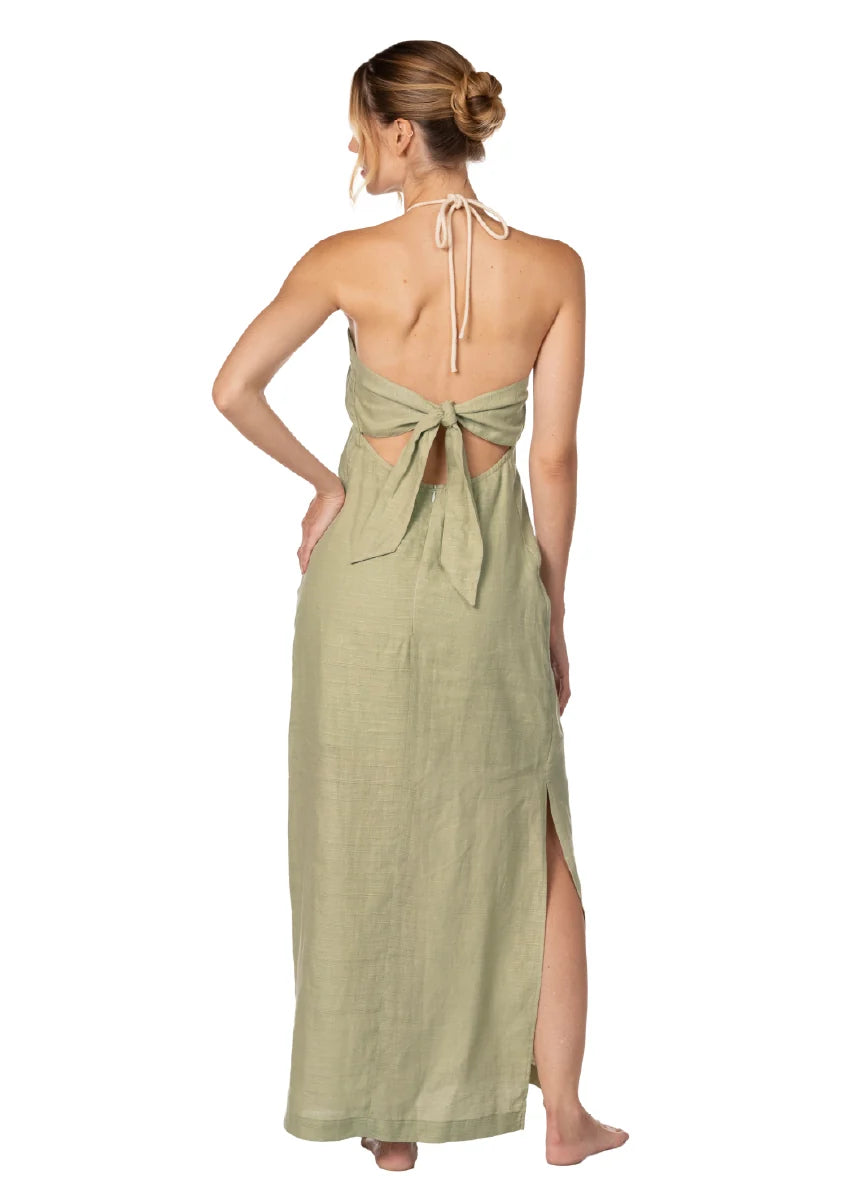GREEN DREAMS ANKARA DRESS