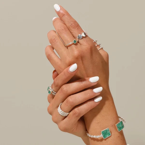 BRAZALETE SOPHIA EN PLATA Y ESMERALDA