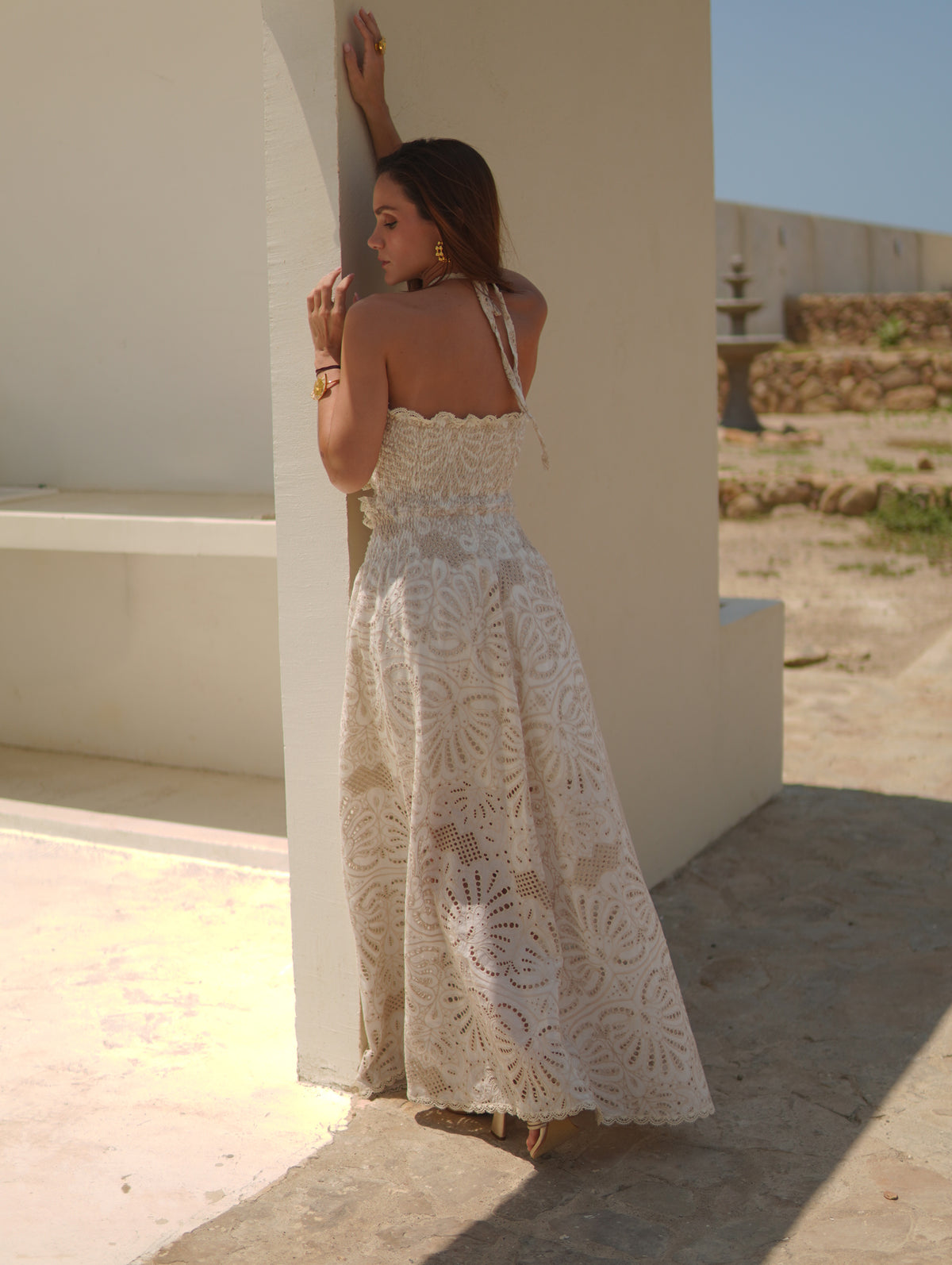LORETTA IVORY DRESS