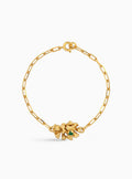 AURA EMERALD CHUNK BRACELET