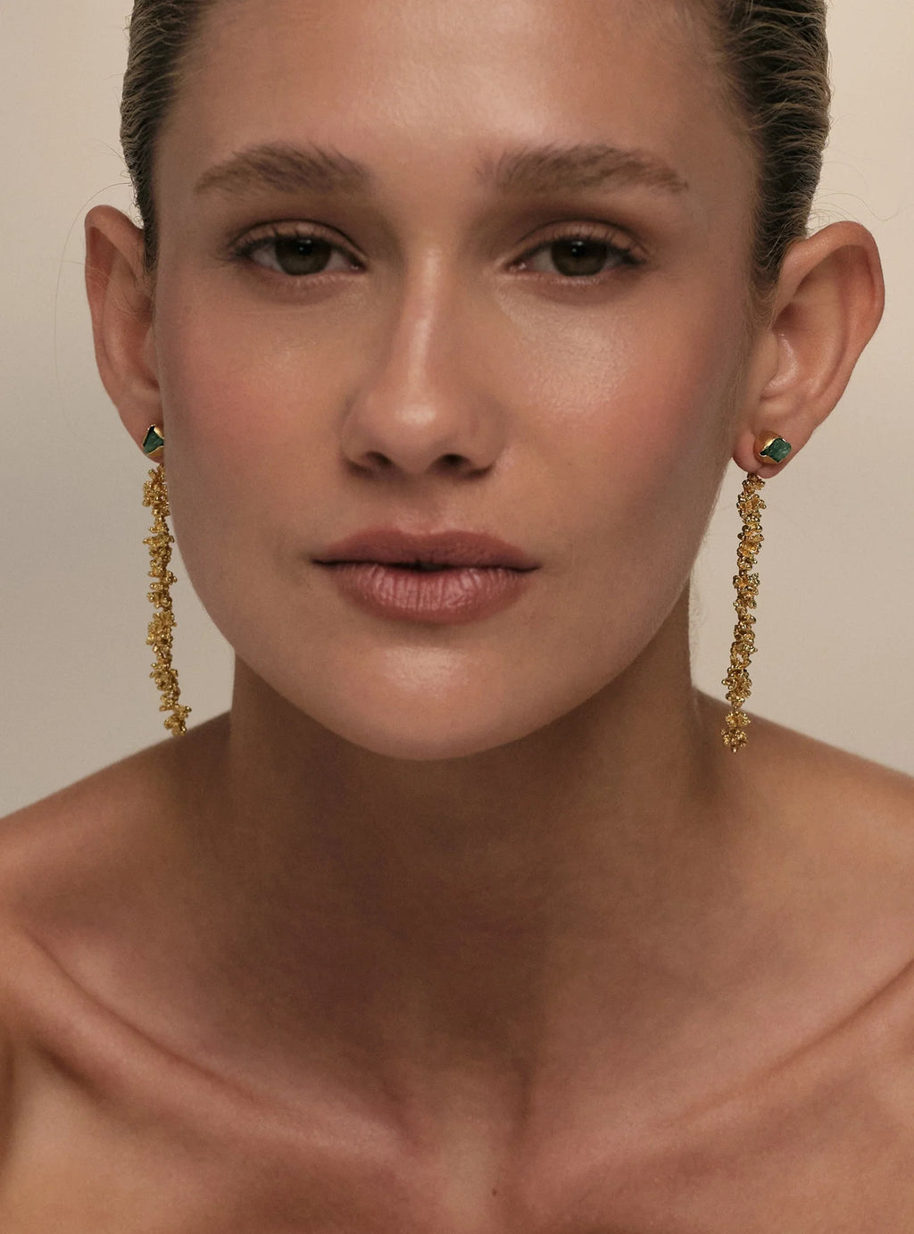 AURA FRONT-BACK LONG EARRINGS