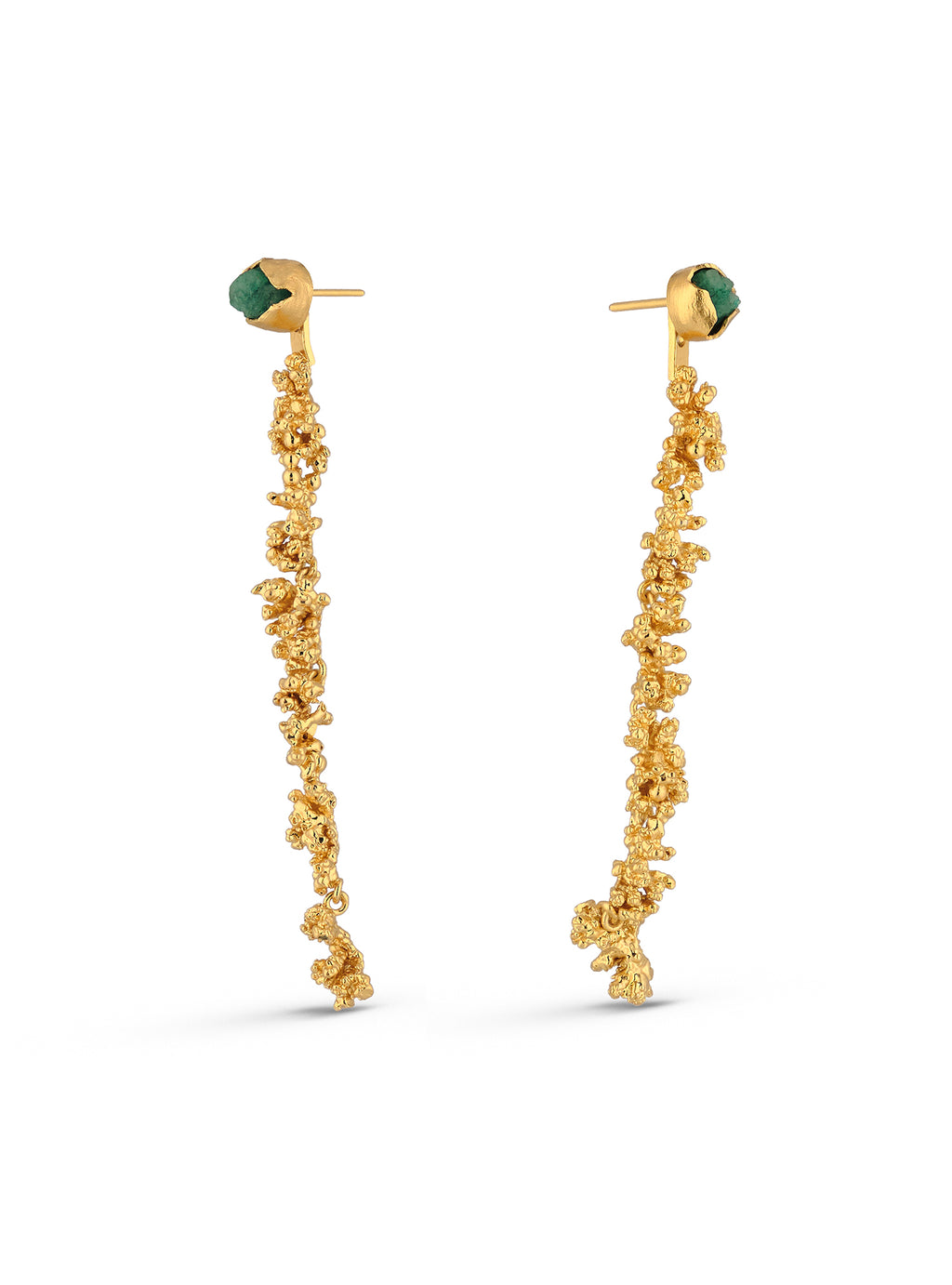 AURA FRONT-BACK LONG EARRINGS