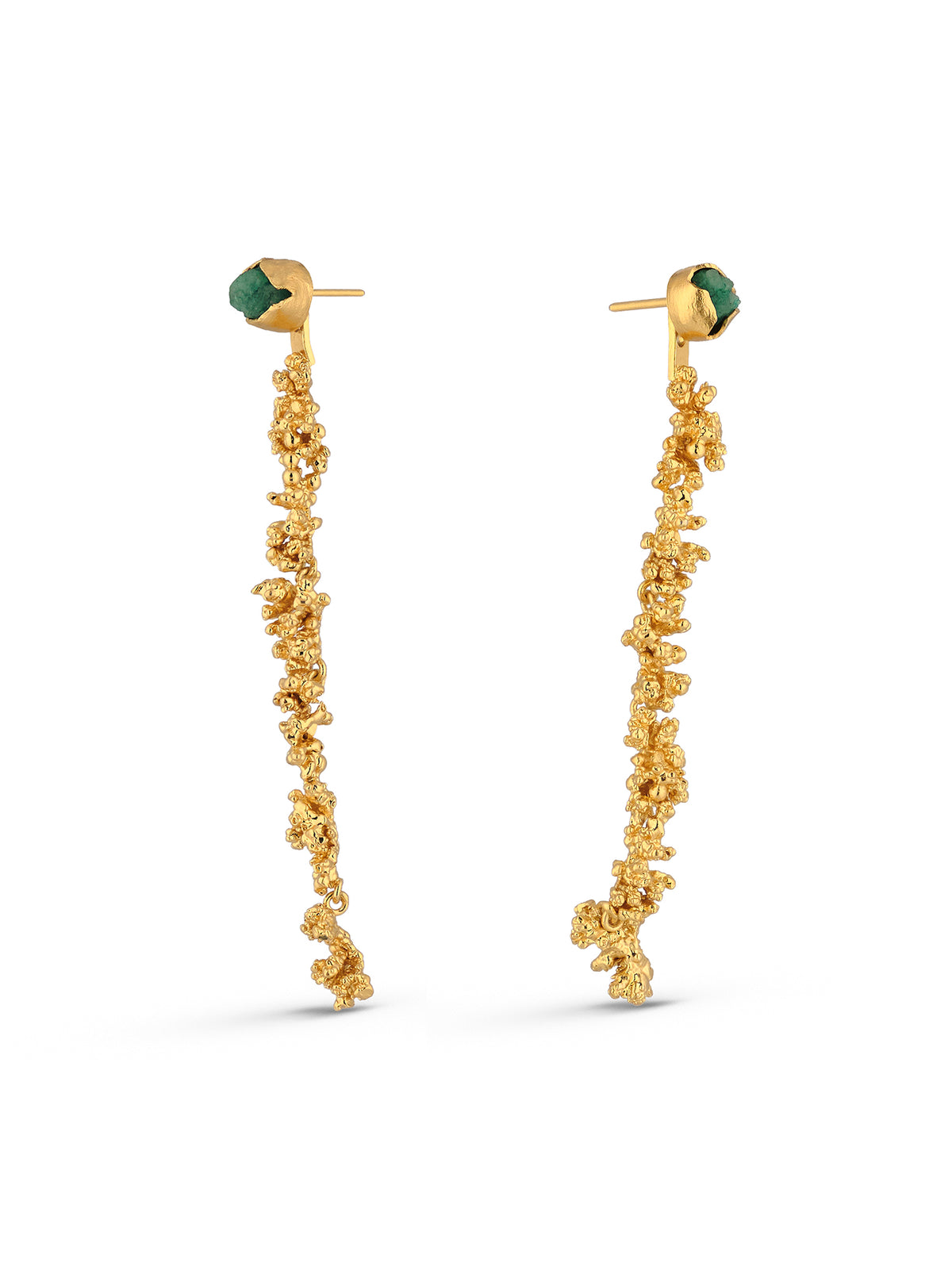 AURA FRONT-BACK LONG EARRINGS