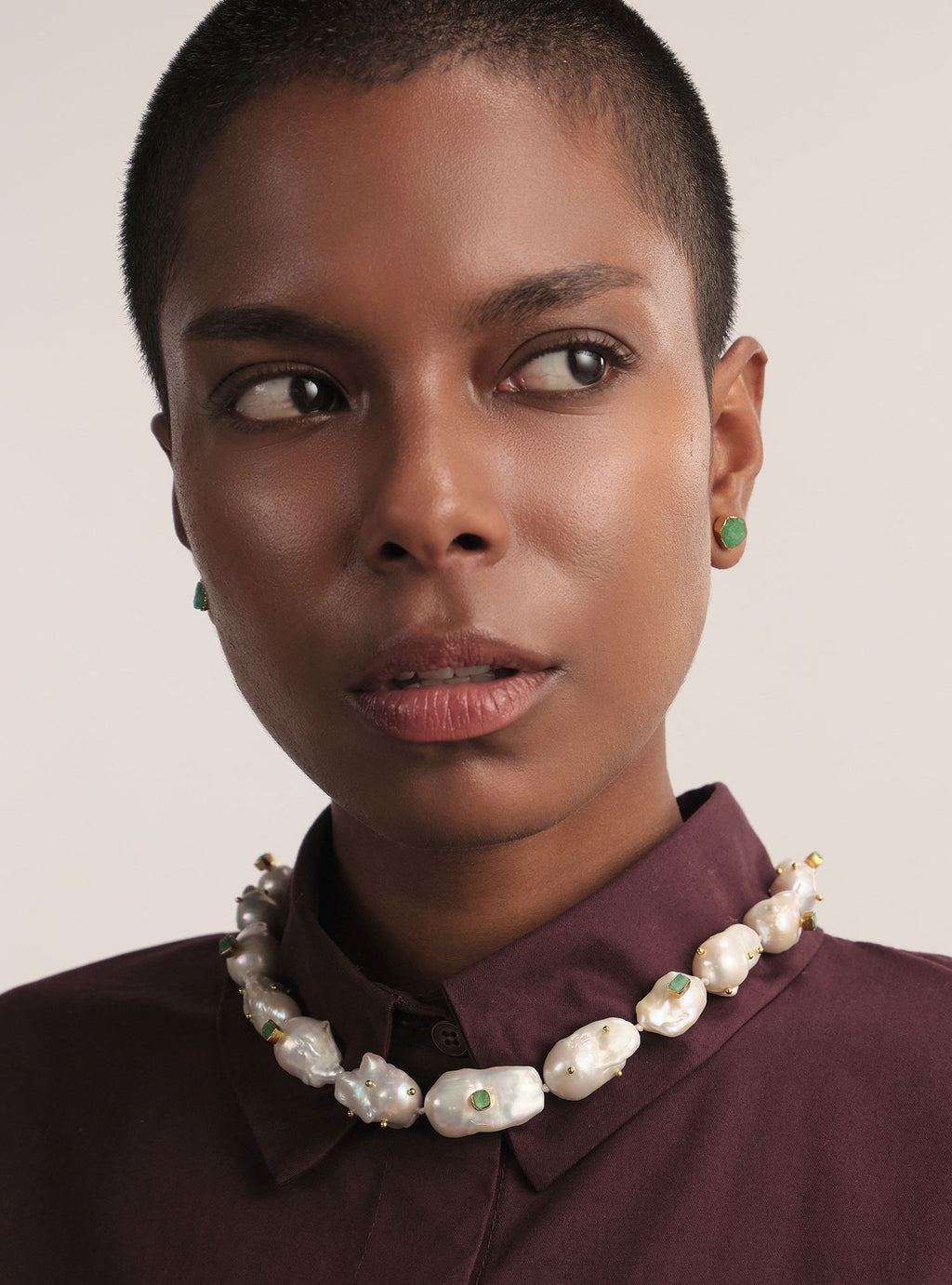 THE NIGHTFALL MAXI CHOKER WHITE